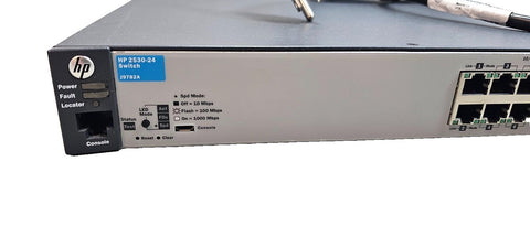 HPE Aruba J9782A 2530-24 24 Port 4SFP Managed Network Switch Rackmountable