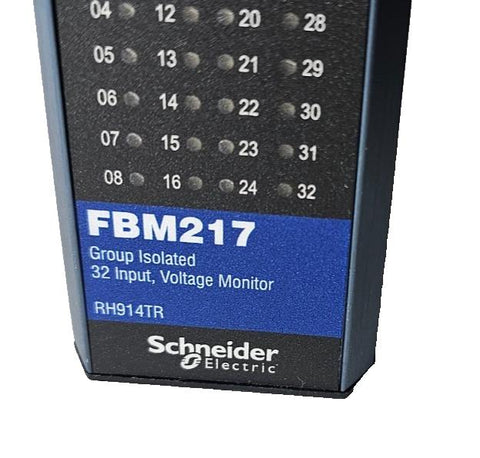 Schneider Foxboro DCS FBM217 RH914TR 32-Ch Ground Isolated Voltage Monitor, New