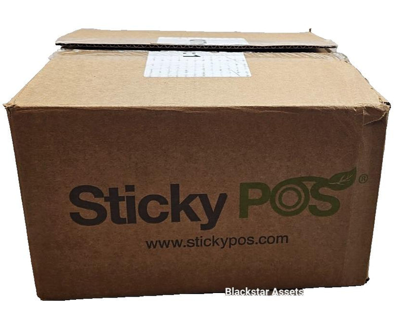 New Case 27 Rolls StickyPOS Thermal Paper, 58MM X 270FT, Adhesive Stic ...