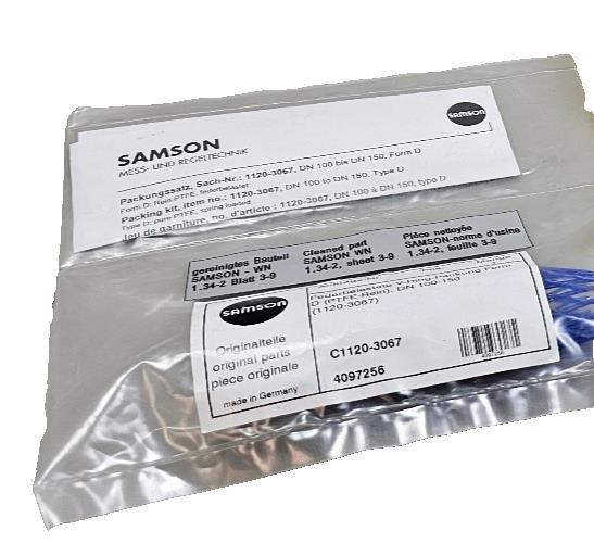 New Samson Pfeiffer C1120-3067 PTFE Spring Loaded V-Ring DN 100-150 ...