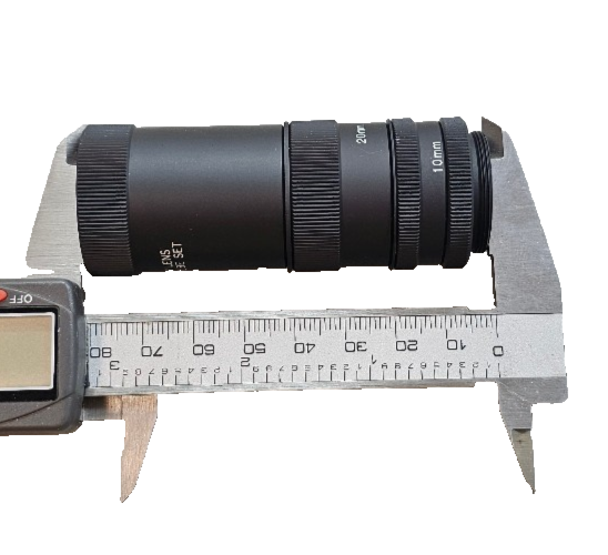 Cosmicar Cosmicar / Pentax C-Mount Extension Tube Set 2x10mm 1x20mm 1x40MM, Mad ...