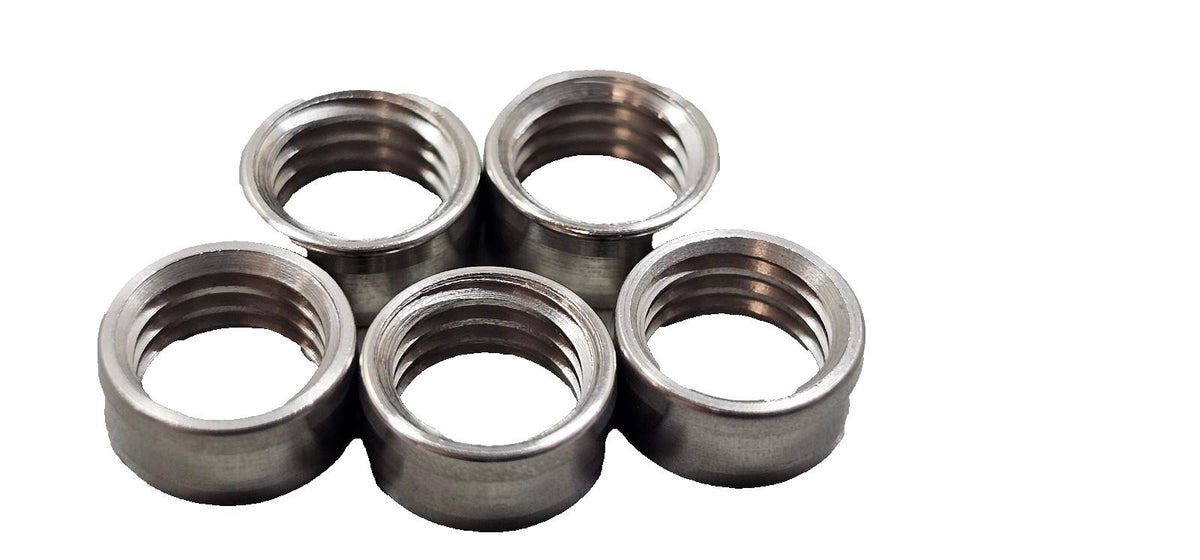 25Pcs New, Stainless Steel Festo Threaded Centering Sleeve Rings 8.5mm ...