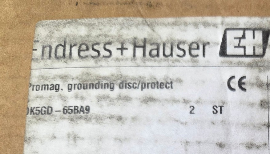 Endress Hauser Promag Grounding Disc, 2.5