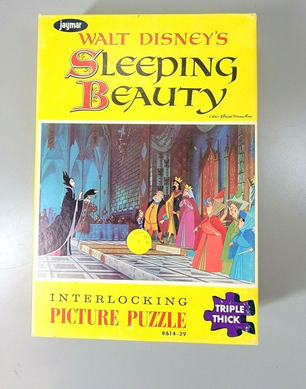 Vintage Jaymar Walt Disney's Seeping Beauty Picture Puzzle 8614-29, Rare!