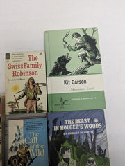 Lot of Vintage Print 1950's & 1960's Young Adult Adventure Novels Jack London