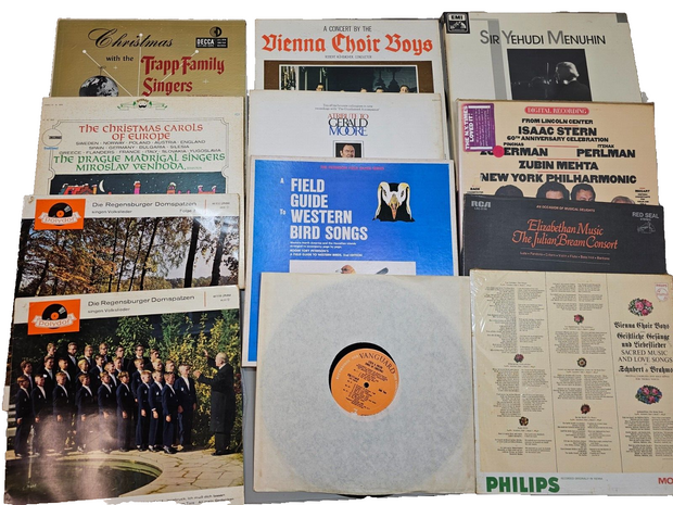 Lot of 48 Classical Music Vinyl Records, Various Artists