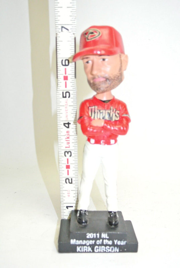 Kirk Gibson Arizona Diamondbacks 2011 Manager of the Year Bobblehead MLB 7" Tall