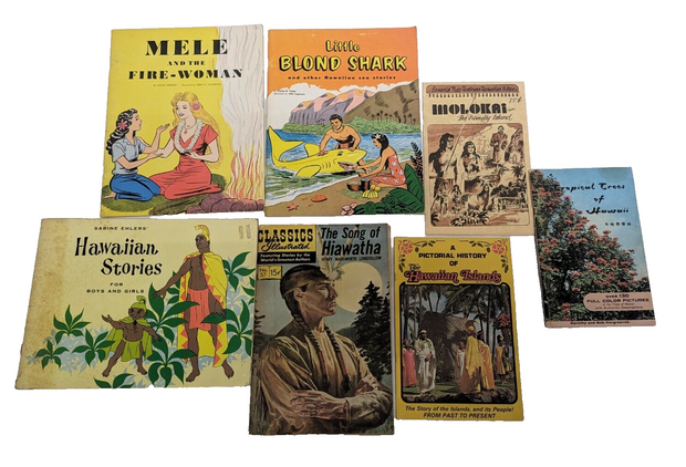 Lot of Assorted Children's Hawaiian Books Comics Vintage Collectible