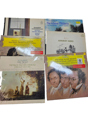 Lot of 18 Classical Music Vinyl Records, Schubert by Various Recording Artists