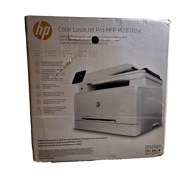 350Pg Ct HP LaserJet Pro M281fdw All-In-One Wireless / USB Color Laser  Printer