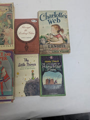 Lot of Vintage 50's 60's Classic Young Adult Novels Mark Twain Charlotte's Web