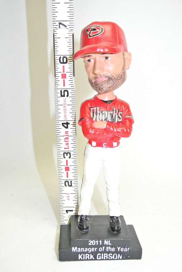 Kirk Gibson Arizona Diamondbacks 2011 Manager of the Year Bobblehead MLB 7" Tall