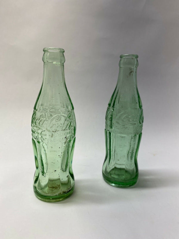 Coca Cola Bottles (2)- 1961 / 1958 Cincinnati Ohio