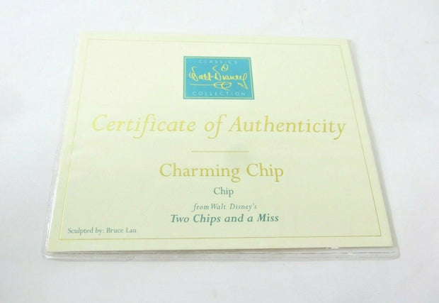 SEALED WDCC Charming Chip Two Chips And A Miss *COA ONLY*