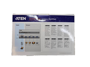 Lot 10 Aten VS-94A 4-Port Video Splitter VGA, 4:1, Cascadable, 1920x1440@60Hz