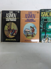 Lot of Vintage Isaac Asimov Science Fiction Books Foundation Series 1-4