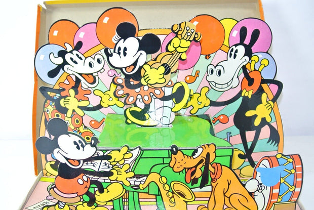 Vintage Colorforms Mickey Mouse Pop-Up Play Set Disney 1970s
