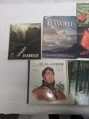 Lot of Assorted Vintage Print Hawaii Books Nature Photo Coffee Table