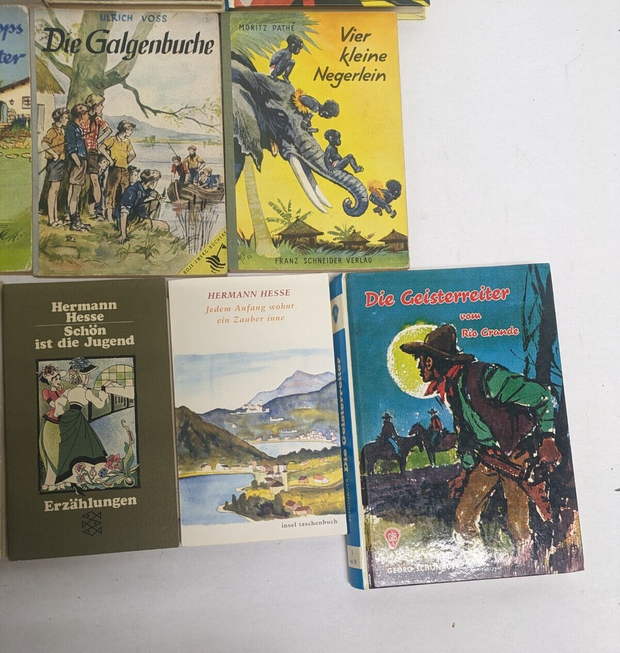Lot of Assorted Vintage German Language Books 60's 70's