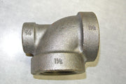ANVIL Iron Reducing Tee, 1-1/2" x 1-1/2" x 3/4" FNPT Pipe Fitting