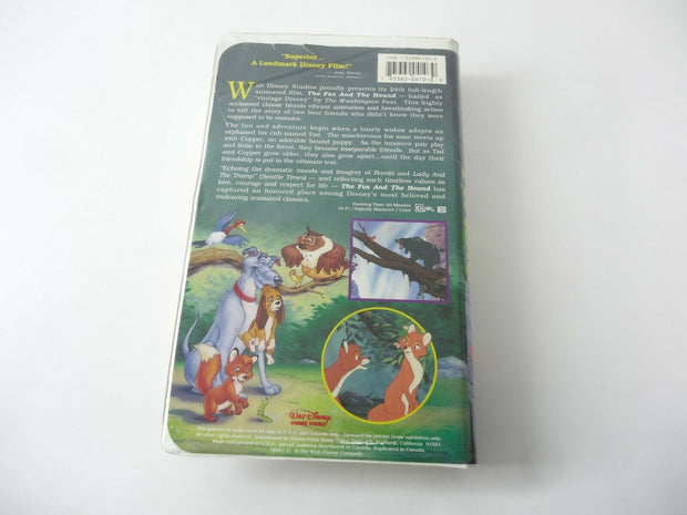Disney Classics The Fox & The Hound VHS First Edition (1994)