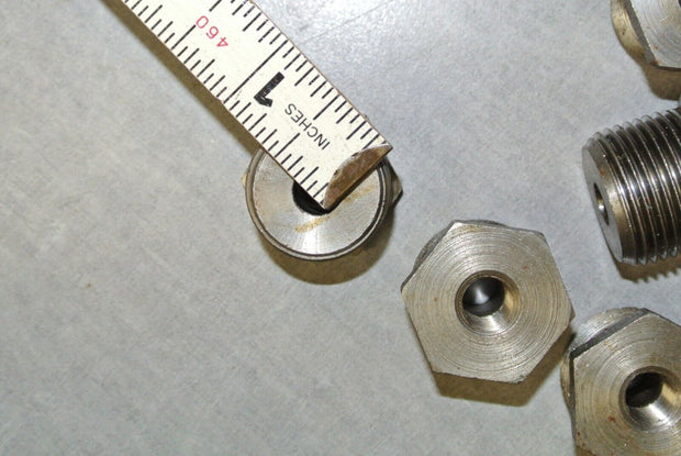 Hex Bushing, Malleable Iron Pipe Fitting Adapter 1/4" x 1/4" - Lot of 5