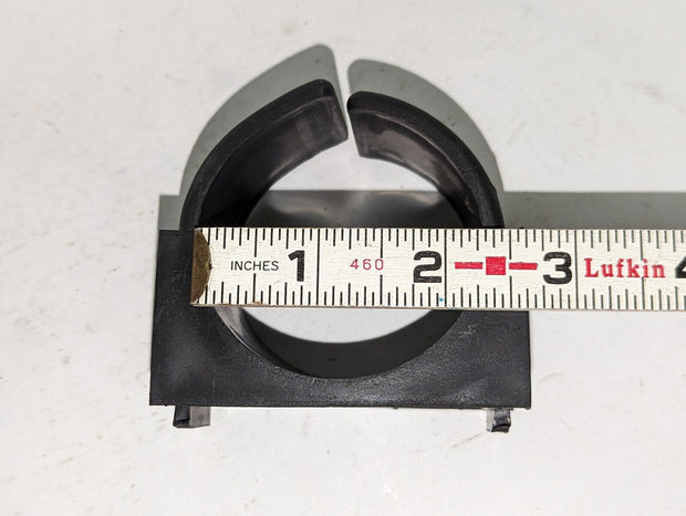 038 Conduit Clip Black Plastic - 2-3/8" Inner Diameter - NOS Box of Qty 36