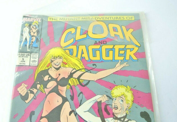 Cloak And Dagger #5 (Jun 89 Marvel) June 1989 - Excellent Condition!