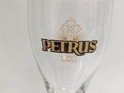 Petrus Belgian Ale Beer Glass Belgium Chalice 25cl Gold Logo