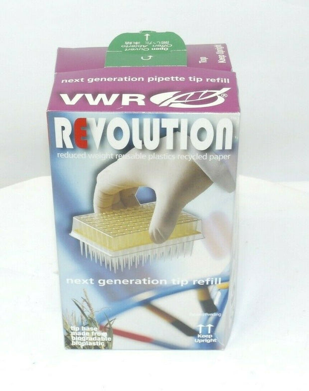 VWR Pipet Tip Refill System 89079-486 Pipet Tips, 100-1250 µL, 480/pk