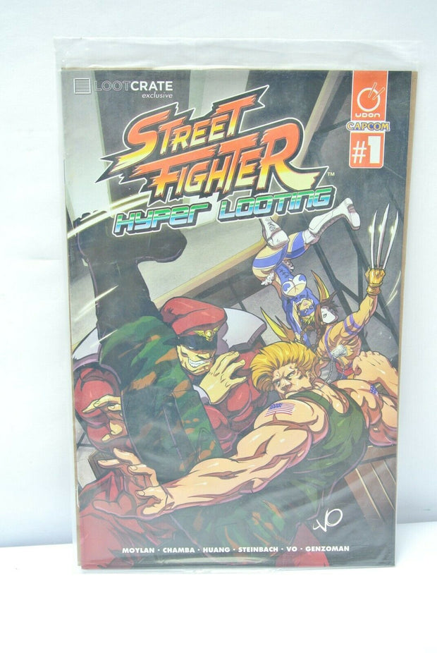 Street Fighter #1 Capcom Comic Book Hyper Looting Loot Crate 2015