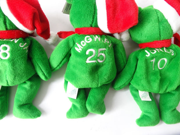 Salvino's Bamm Beano's Plush Bears MLB Christmas Lot of 6 Ripken Rodriguez Jone