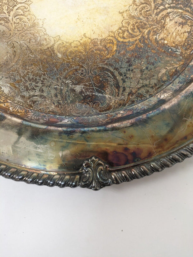 WB 3770 C Ornate Silver 13" Plate