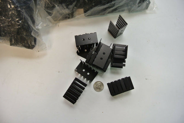 Qty 150 1 3/4" x 3/4" Aluminum Alloy Heatsinks, Black