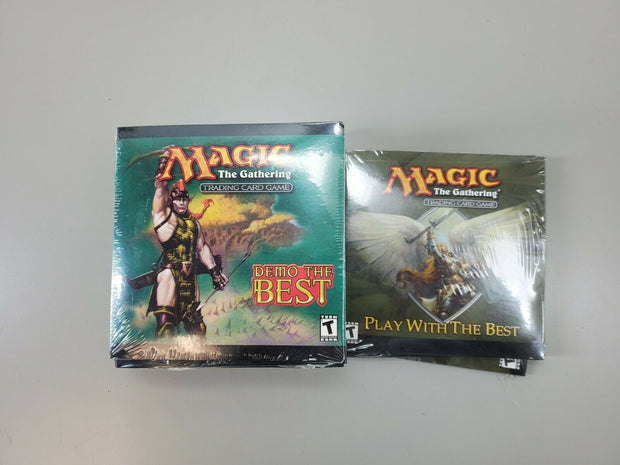 magic the gathering TCG demo disc "demo the best" and "play with the best" QTy17