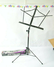 On-Stage Foldable Adjustable Sheet Music Stand, Black, 26" - 40" Model SM7122