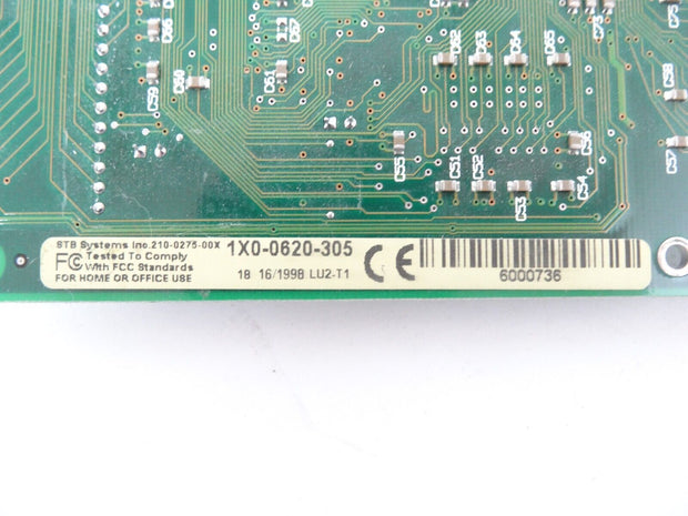 Gateway STB NVidia 4MB AGP VGA Video Card 6000736 1X0-0620-305