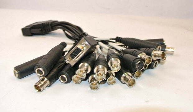 40 Pin Dsub A/V Breakout Cable, 1/4", BNC, 9-Pin Serial 1:23