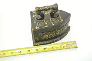 Enesco Jewelry / Trinket Box - Antique Iron Design Decorative Collectible