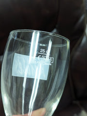 La Rulles Verre Beer Glass 25 cl Artisinale de Rulles - Set of 2 Glasses