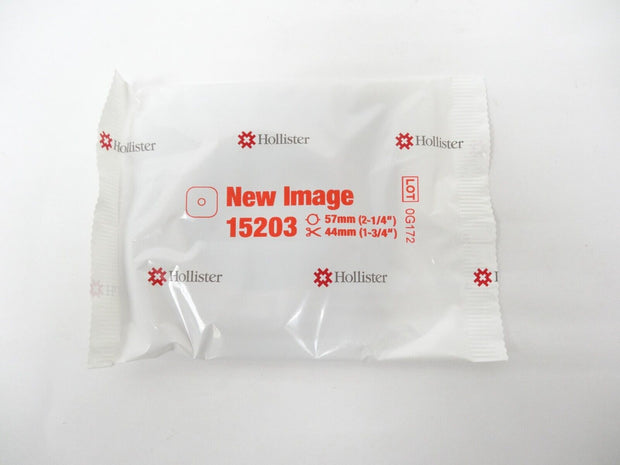 Single Hollister 15203 New Image Skin Barrier 2¼" Flange 1¾" Cut To Fit