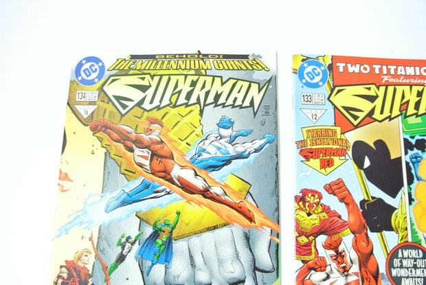 Lot of (3) DC Comics Superman Comics Issues 132 133 134 Excellent Condition