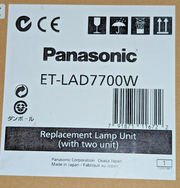 Panasonic ET-LAD40W Projector Lamp (Twin-Pack) for PT-D7700, PT-DW70000
