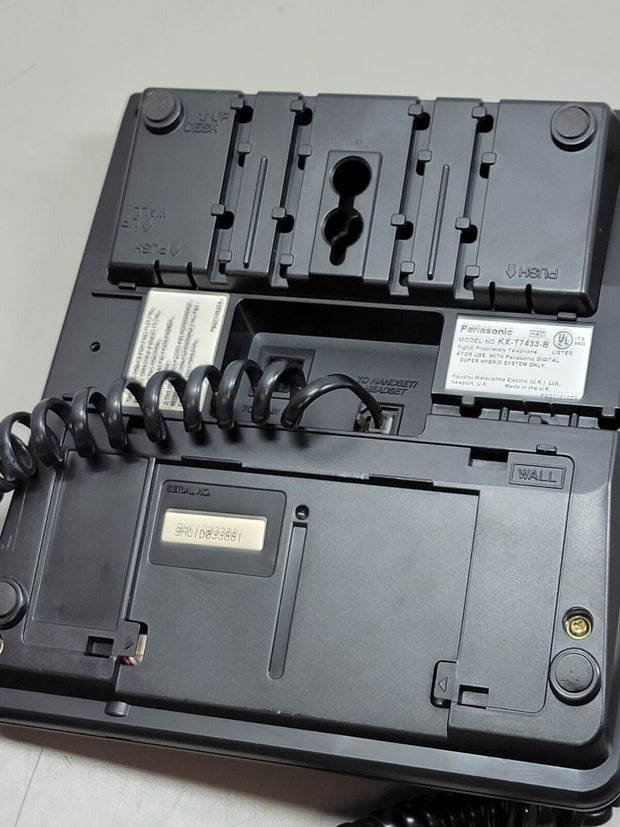 Panasonic KX-T7433 Digital Super Hybrid Phone System w/ 2x KX-T7440, Cleaned