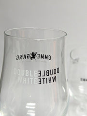 Ommegang Brewery Cooperstown NY Double White Beer Glass - Set of 2