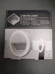 Circular LED selfie photo light - Universal size for all cell phones - 3 LEVELS