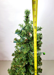 28" Lighted Light Up Christmas Tree, Small, Good Shape! Desk Sized