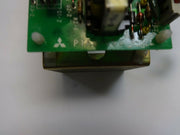 Mitsubishi Electric Power Supply Circuit Board AW00470 / PTAU-05 w/ rack mount