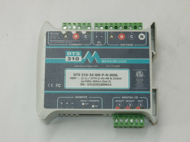 Measurlogic DTS 310-34-NN-P-N-800L Energy Sub-Meter Power Monitoring