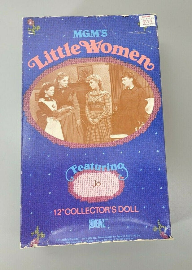 Rare Ideal MGM'S Little Women Collector's Doll Series "JO" NIB *1976 * 12 in